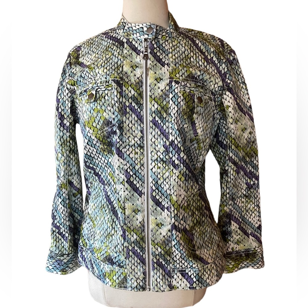 Chico’s Multi-Color Sparkly Lightweight Jacket‎